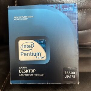 Intel Pentium Dual-Core E5500 2.80 GHz LGA 775 Desktop CPU SLGTJ